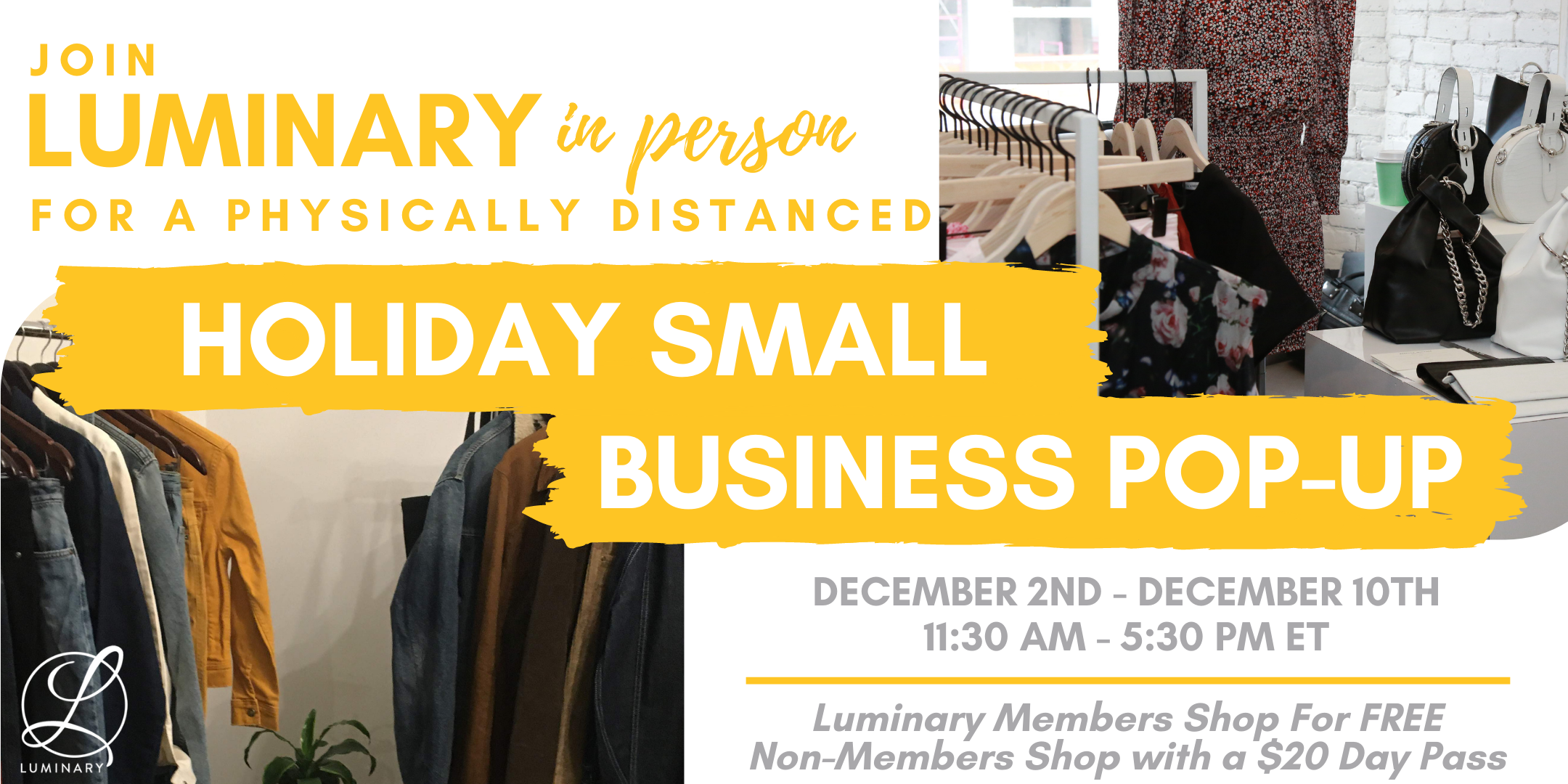 Luminary Holiday Pop-Up